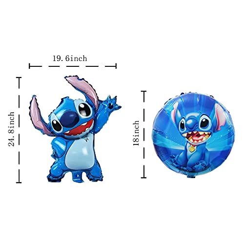 5Pc Lilo and Stitch Balloons, Lilo and Stitch Party Decoration