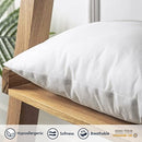Premium Outdoor Pillow Inserts - Water Resistant Decorative Throw Pillows