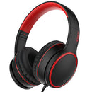 On-Ear Headphones with Microphone, Lightweight Folding Stereo Bass Headphones