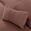 Comforter Set - Down Alternative Brushed Microfiber - Elegant All Season Bedspread Set