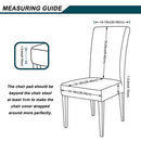 Spandex Chair Covers for Dining Room Set of 4, Stretch Printed Chair
