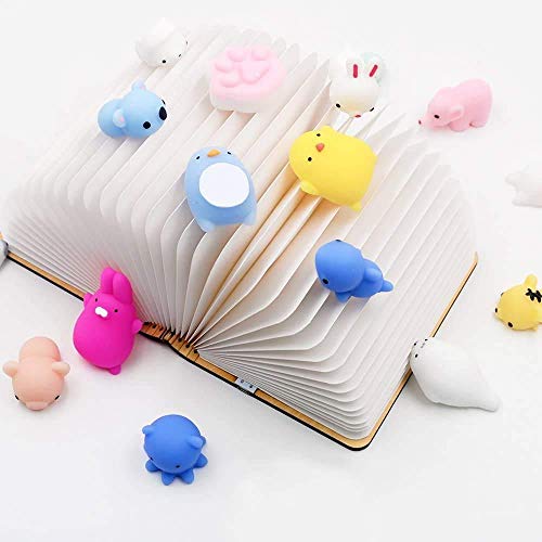 30 PCS Squishies Mochi Squishy Toys, Mini Kawaii Animals Squeeze Stress Relief Toys