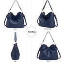 Large Crossbody Bags Ladies Shoulder Handbags Purse and Wallet Set