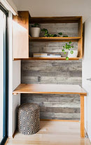 Distressed Wood Wallpaper Peel and Stick Wallpaper Rustic Wood Wallpaper