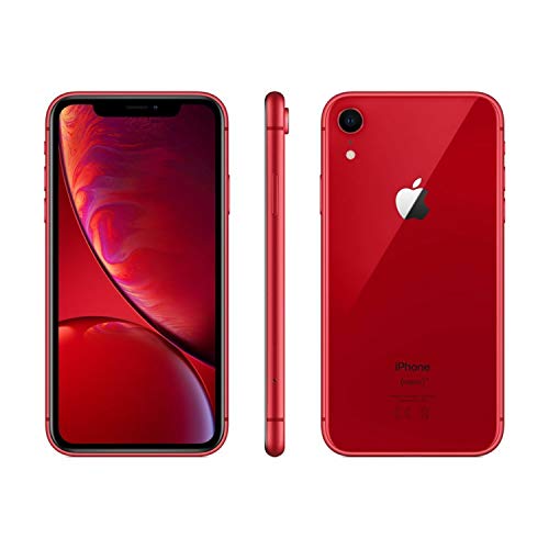 Apple iPhone XR, 64GB, Red - Fully Unlocked (Renewed)