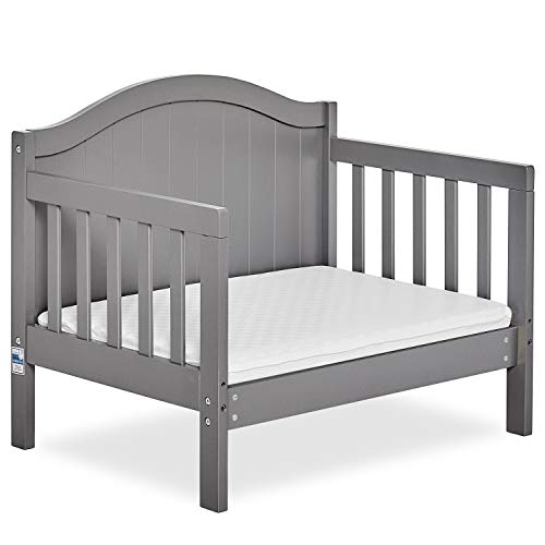 3 In 1 Convertible Toddler Bed in Steel Grey, Greenguard Gold Certified