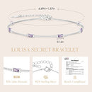 Bracelets for Women, 925 Sterling Silver Dainty Simple Link Bracelet, Birthday Anniversary