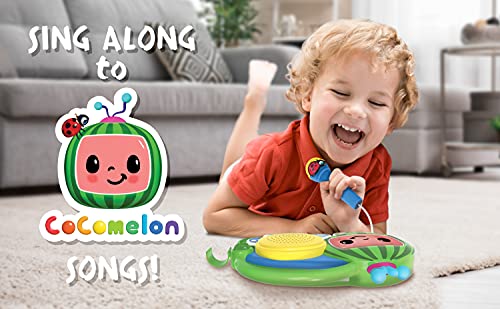 Cocomelon Toy Singalong Boombox with Microphone for Toddlers