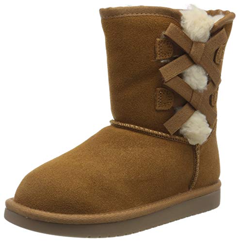 Unisex-Child Victoria Short Boot, Chestnut, 04 Youth US Big Kid