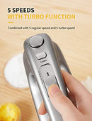 Hand Mixer 350W Power Advantage Electric Handheld Mixers with 5 Stainless Steel