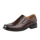 Bruno Marc Men's State-01 Dark Brown Leather Lined Dress Loafers Shoes