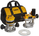 Router, Fixed/Plunge Base Kit, Variable Speed, Soft Start, 2-1/4-HP (DW618PKB)