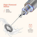 Powerful Handheld Milk Frother, Mini Milk Foamer, Battery Operated Stainless Steel Drink