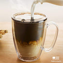 Japanese Cherry Blossom Coffee Mug With Lid, 16 oz, Clear