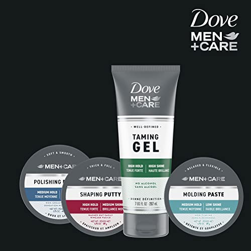 Dove Men+Care Styling Gel for a Strong Hold Hair Taming Gel Hair Styling Product