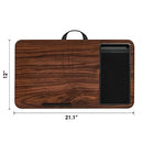 Home Office Lap Desk with Device Ledge, Mouse Pad, and Phone Holder