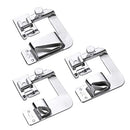 3 Sizes Rolled Hem Pressure Foot Sewing Machine Presser Foot Hemmer Foot Set