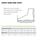 OOFOS OOmg Fibre Low Shoe, Black & Gray - Lightweight Recovery Footwear - Reduces Stress on Feet, Joints & Back - Durable, Breathable Fabric - Machine Washable - Men’s Size 10