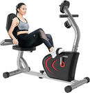 Recumbent Exercise Bike, Magnetic Indoor Cycling Bike Stationary Bikes