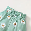 Toddler girl clothes baby girl outfits Summer Sleeveless Top + Short Pants Set toddler clothes for girls