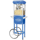 Great Northern Popcorn Blue 8 oz. Foundation Vintage Style Popcorn Machine /Cart
