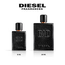 Diesel Bad Eau de Toilette Spray Cologne for Men, 3.4 Fl. Oz.