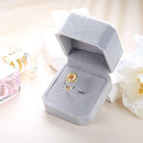 Sterling Silver Fidget Rings for Women Adjustable Open Ring Sunflower