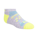 PUMA Girls' 6 Pack Low Cut Socks Sockshosiery, grey/pink, 5-6.5