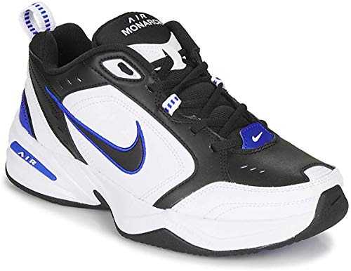 Nike Men's Air Monarch IV Cross Trainer, Black/Black-White-Racer Blue