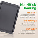 3-Pc. Nonstick Cookie Sheet Pans - PFOAm PFOSm PTFE-Free