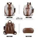 Backpack Purse for Women Fashion Backpack Purses PU Leather Daypacks Anti-Theft