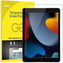 JETech Screen Protector compatible with iPad (10.2-Inch, 2021/2020/2019 Model, 9/8/7 Generation), Tempered Glass Film