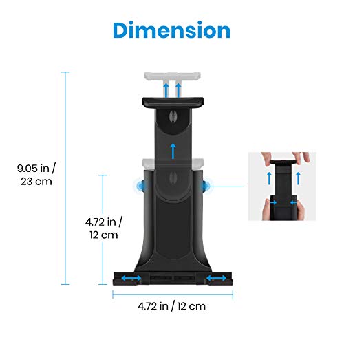 Mic Stand Tablet Holder, iPad Mount, Phone Holder for Microphone