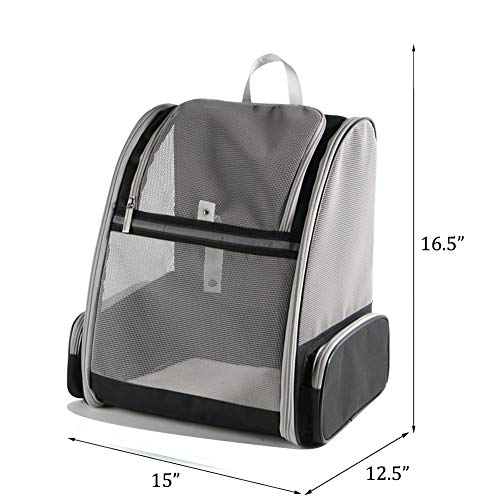Pet Carrier Backpack for Cats and Small Puppy, Full Ventilation Cat Carrier Backpack