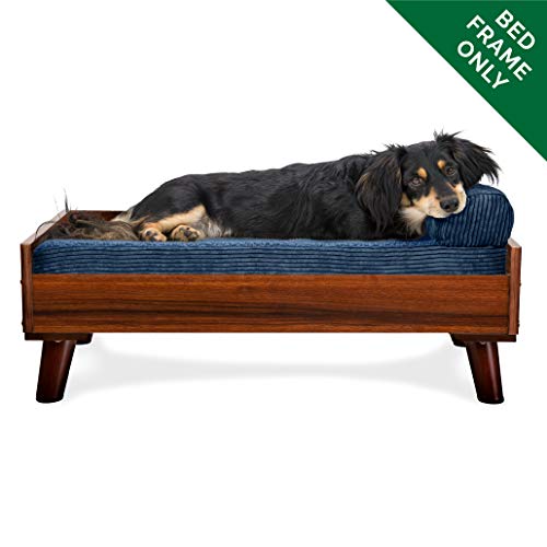Furhaven Pet Dog Bed Frame - Mid-Century Modern Style Bed Frame Furniture
