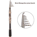 Fishing Rod and Reel Combos Carbon Fiber Telescopic Fishing Rod