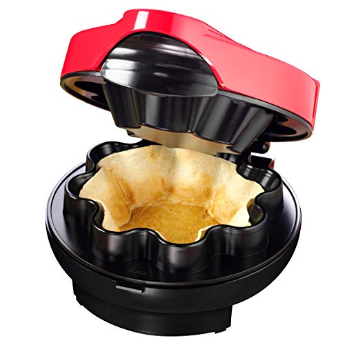 Nostalgia Taco Tuesday Baked Tortilla Bowl Maker, Uses 8 or 10 Inch Shells