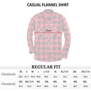 Men's Button Down Regular Fit Long Sleeve Plaid Flannel Casual Shirts