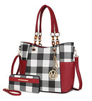 Shoulder Bag for Women Set Handbag Wallet Purse - Top-Handle Tote