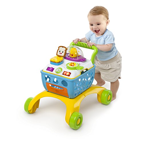 4-in-1 Shop ‘n Cook Walker Shopping Cart Push Toy, Ages 6 months +