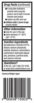 Once Daily Relief Allergy Eye Drops by Alcon, for Eye Allergy Itch Relief, 2.5 ml (2 Count)