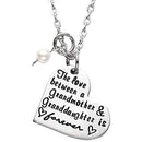 The Love Between Grandmother and Granddaughter Is Forever Necklace