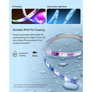 LED Light Strip, 50 Color Zones RGBIC, 16.4ft Wi-Fi LED Strip Works w/ Alexa, Google