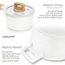 Cookware Set Non-Stick Scratch Resistant 100% PFOA Free Induction Aluminum Pots