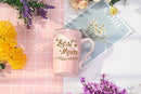 Best Mom Ever Coffee Mug Best Mom Gifts 14 Ounce Gift Box with Spoon