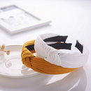 Knotted Headbands for Women Girls, 9 Pcs Wide Plain Turban Headband Fashion
