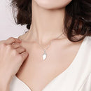 Two Souls One Heart Pendant Necklaces for Couple,Wishing Stone Creative Magnet
