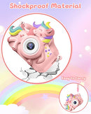 Kids Camera for 3-8 Years Old Toddlers Childrens Boys Girls Unicorn Selfie Camera 20.0