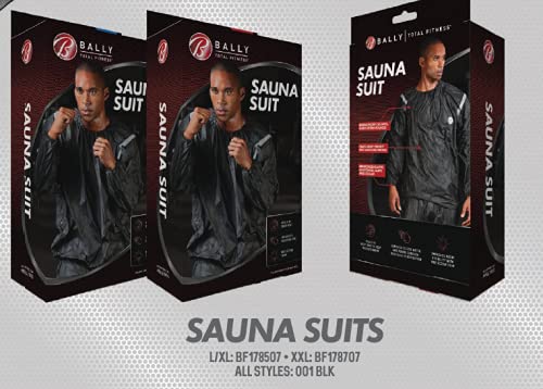 Men's Sauna Suit, L/XL , Black