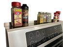 Stove Top Shelf & Spice Rack - Kitchen Shelf - Food Grade Stainless Steel